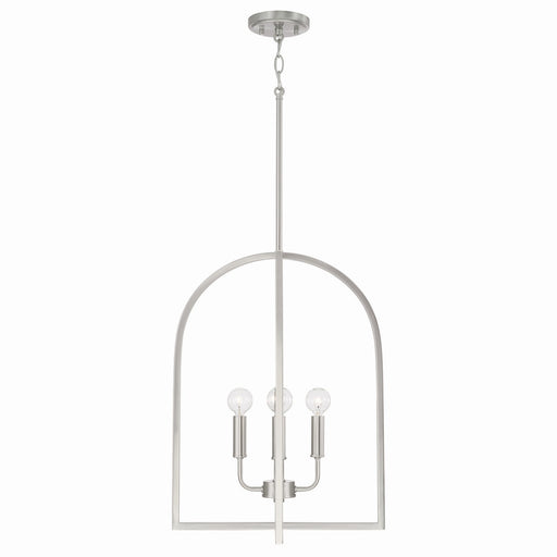 Capital Lighting - 548841BN - Four Light Foyer Pendant - Lawson - Brushed Nickel