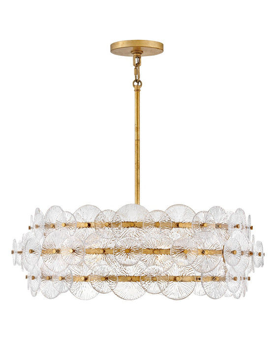 Fredrick Ramond - FR30126DA - LED Pendant - Rene - Distressed Brass