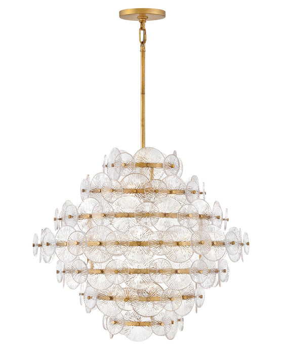 Fredrick Ramond - FR30128DA - LED Pendant - Rene - Distressed Brass