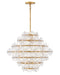 Fredrick Ramond - FR30128DA - LED Pendant - Rene - Distressed Brass