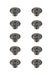 Elegant Lighting - KB2011-AB-10PK - Knob Multipack (Set of 10) - Corio - Antique Bronze