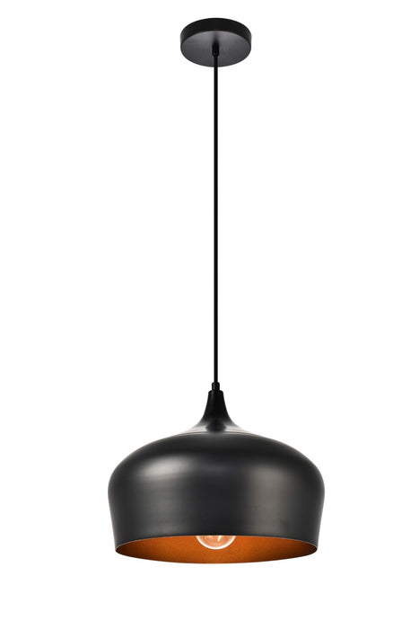 Elegant Lighting - LDPD2003 - One Light Pendant - Nora - Black