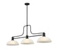 Z-Lite - 725-3MB-DWL14 - Three Light Billiard - Melange - Matte Black