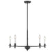 Savoy House - 1-4410-5-89 - Five Light Chandelier - Jasmine - Matte Black