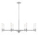 Savoy House - 1-4412-8-109 - Eight Light Chandelier - Jasmine - Polished Nickel