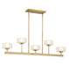 Savoy House - 1-5407-5-322 - LED Linear Chandelier - Falster - Warm Brass