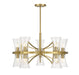 Savoy House - 1-9704-10-322 - Ten Light Chandelier - Bennington - Warm Brass