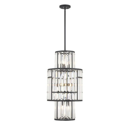 Savoy House - 3-2226-8-89 - Eight Light Pendant - Rohe - Matte Black