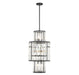 Savoy House - 3-2226-8-89 - Eight Light Pendant - Rohe - Matte Black