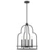 Savoy House - 3-6612-4-89 - Four Light Pendant - Diplomat - Matte Black