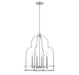 Savoy House - 3-6612-4-SN - Four Light Pendant - Diplomat - Satin Nickel