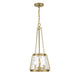 Savoy House - 7-1803-3-322 - Three Light Pendant - Crawford - Warm Brass
