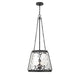 Savoy House - 7-1804-4-89 - Four Light Pendant - Crawford - Matte Black