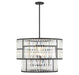 Savoy House - 7-2224-5-89 - Five Light Pendant - Rohe - Matte Black