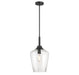 Savoy House - 7-3390-1-89 - One Light Pendant - Carlton - Matte Black