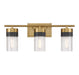 Savoy House - 8-3600-3-322 - Three Light Bathroom Vanity - Brickell - Warm Brass
