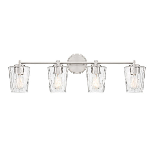 Savoy House - 8-5606-4-SN - Four Light Bathroom Vanity - Ballas - Satin Nickel