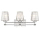 Savoy House - 8-6001-3-109 - Three Light Bathroom Vanity - Garnet - Polished Nickel
