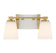 Savoy House - 8-6901-2-322 - Two Light Bathroom Vanity - Darby - Warm Brass