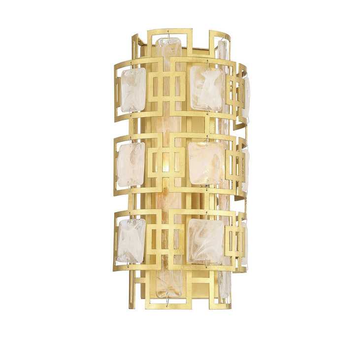 Savoy House - 9-2030-2-260 - Two Light Wall Sconce - Portia - True Gold