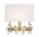 Savoy House - 9-4364-1-322 - One Light Wall Sconce - Dahlia - Warm Brass