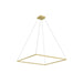 Kuzco Lighting - PD88148-BG - LED Pendant - Piazza - Brushed Gold