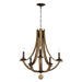 Maxim - 20345DWAR - Five Light Chandelier - Basque - Driftwood/Anthracite