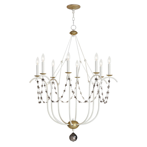 Maxim - 20488ECVG - Eight Light Chandelier - Formosa - Ecru/Venetian Gold