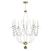 Maxim - 20488ECVG - Eight Light Chandelier - Formosa - Ecru/Venetian Gold