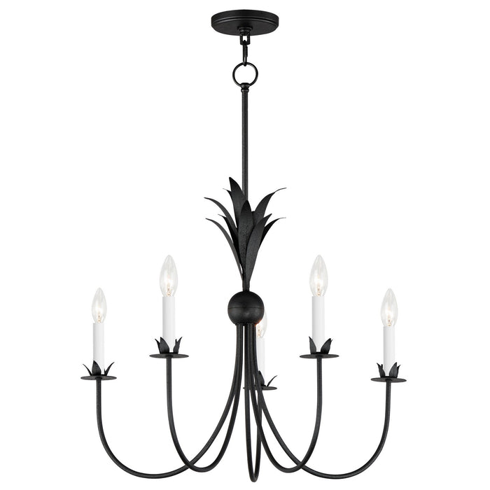 Maxim - 2885AR - Five Light Chandelier - Paloma - Anthracite