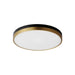 Maxim - 59704WTBKAB - LED Flush Mount - Dapper - Black / Antique Brass