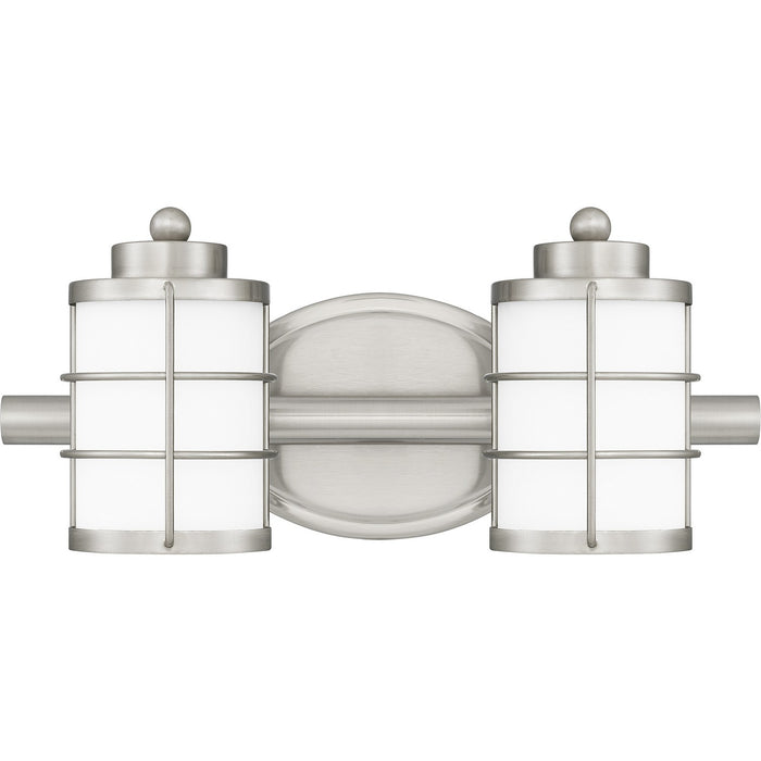 Quoizel - HZT8615BN - Two Light Bath - Hazlett - Brushed Nickel