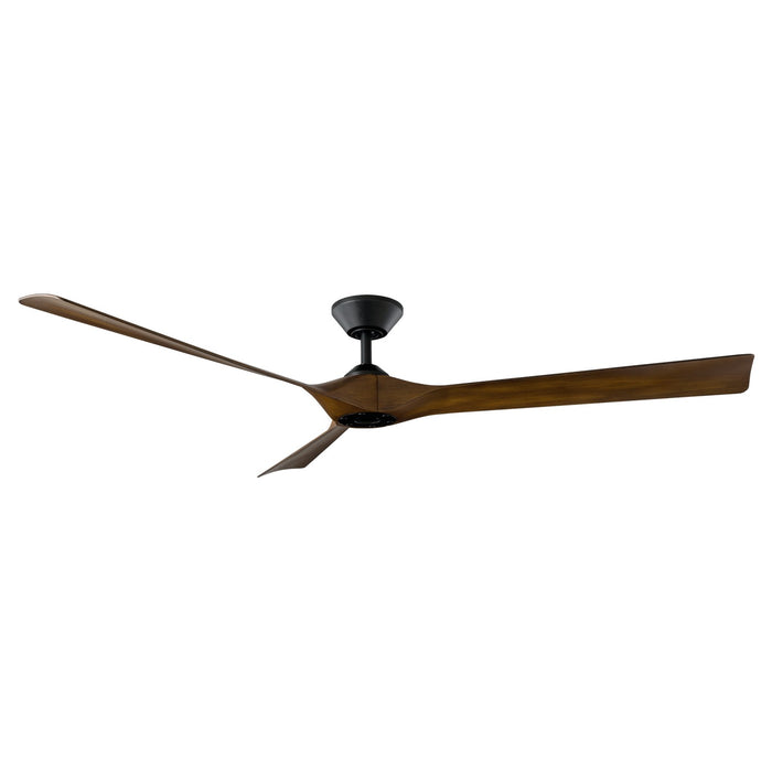 Modern Forms Fans - FR-W2204-70-MB/DK - 70"Ceiling Fan - Torque - Matte Black/Distressed Koa