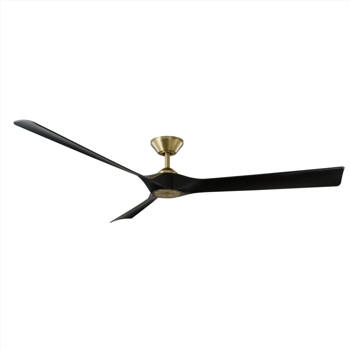 Modern Forms Fans - FR-W2204-70-SB/MB - 70"Ceiling Fan - Torque - Soft Brass/Matte Black