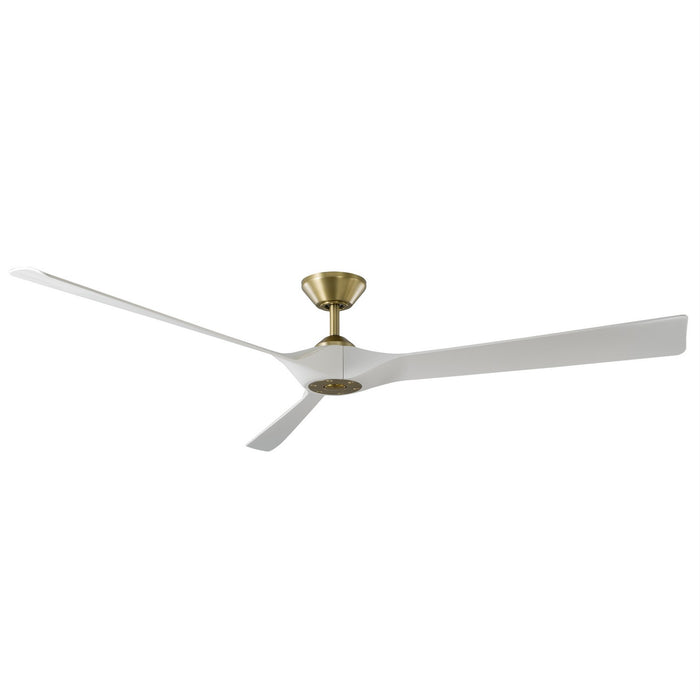 Modern Forms Fans - FR-W2204-70-SB/MW - 70"Ceiling Fan - Torque - Soft Brass/Matte White