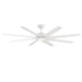 Modern Forms Fans - FR-W2301-70L-MW - 70"Ceiling Fan - Roboto Xl - Matte White