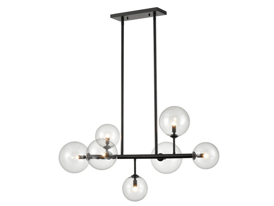 Avenue Lighting - HF4207-BK - Seven Light Chandelier - Delilah - Black