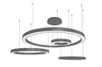 Avenue Lighting - HF4444-BK - LED Chandelier - Aria - Polished Black Gunmetal Chrome