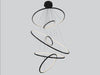 Avenue Lighting - HF4446-BK - LED Chandelier - Aria - Polished Black Gunmetal Chrome