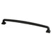 Tailored Traditional 12 inch CC Matte Black Appliance Pull
