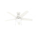 Hunter - 52494 - 44"Ceiling Fan - Bardot - Fresh White