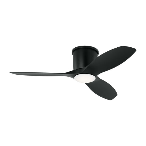 Generation Lighting. - 3TTHR44MBKD - 44"Ceiling Fan - Titus - Midnight Black