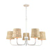 ELK Home - 32457/5 - Five Light Chandelier - Abaca - Textured White