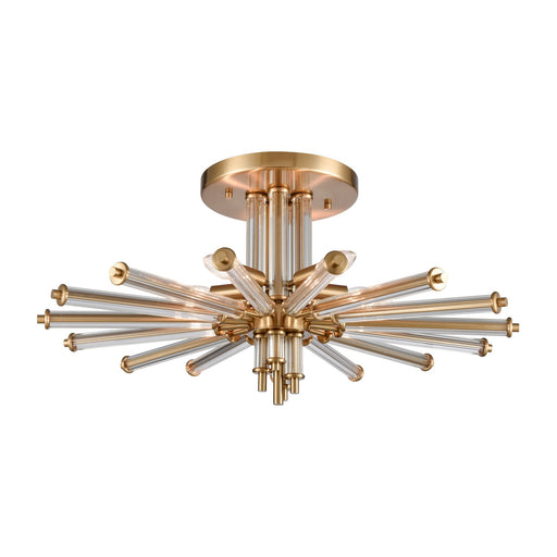 ELK Home - 82294/5 - Five Light Semi Flush Mount - Serena - Satin Brass