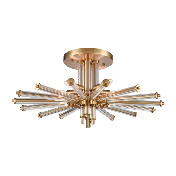 ELK Home - 82294/5 - Five Light Semi Flush Mount - Serena - Satin Brass