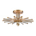 ELK Home - 82294/5 - Five Light Semi Flush Mount - Serena - Satin Brass