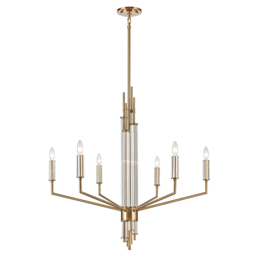 ELK Home - 82296/6 - Six Light Chandelier - Serena - Satin Brass