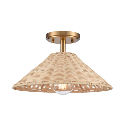 ELK Home - EC89754/1 - One Light Semi Flush Mount - Rydell - Brushed Gold