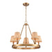 ELK Home - EC89756/5 - Five Light Chandelier - Rydell - Brushed Gold