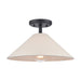 ELK Home - EC89764/1 - One Light Semi Flush Mount - Rydell - Matte Black